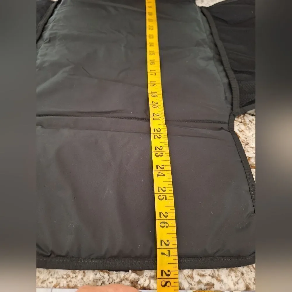 Kate spade black nylon baby portable‎ travel diaper chsnging pad